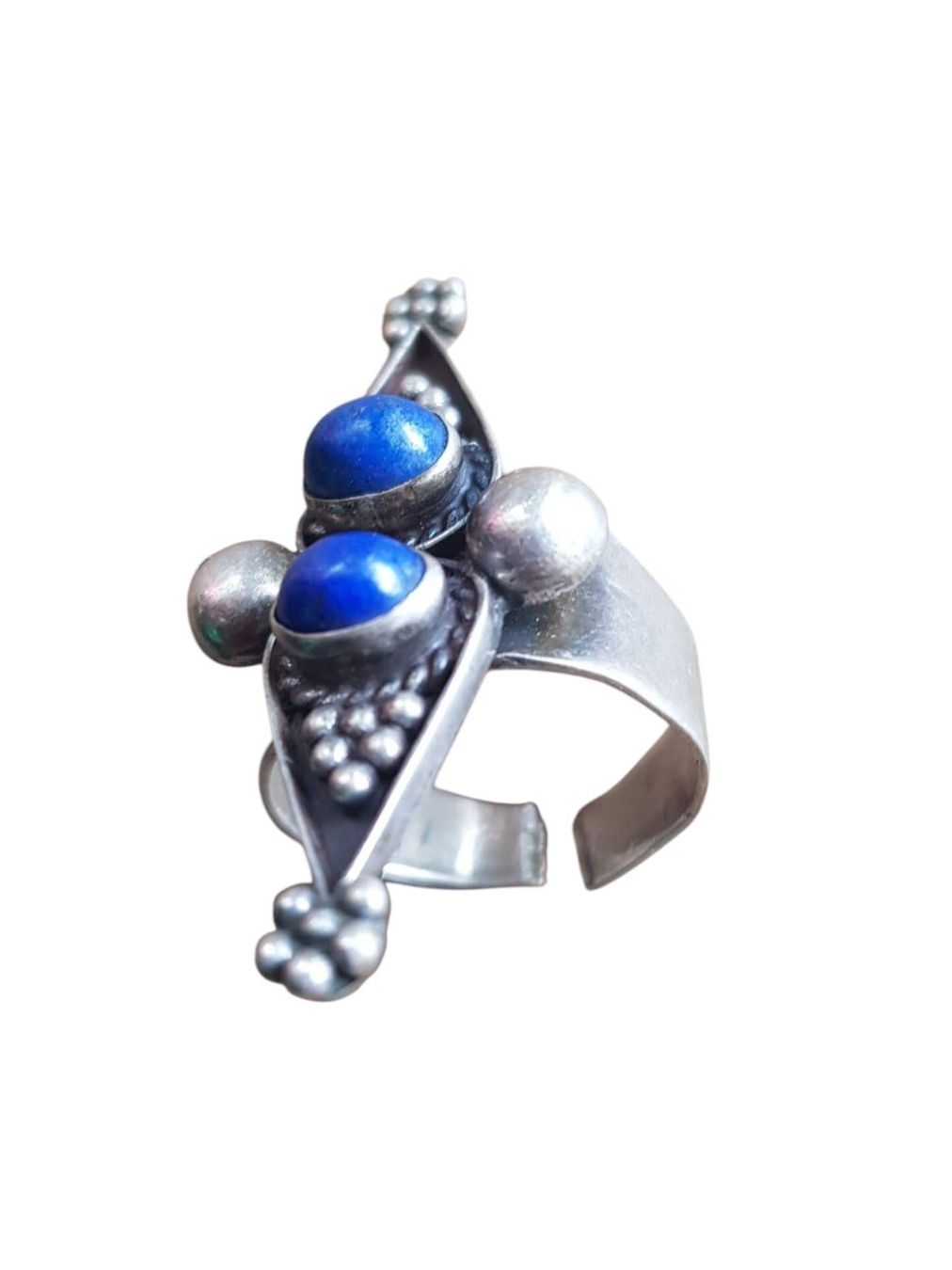 Anelli: Silberring 925er Silber Lapislazuli – Usato da Mörschwil venduto da wunderkiste44 1