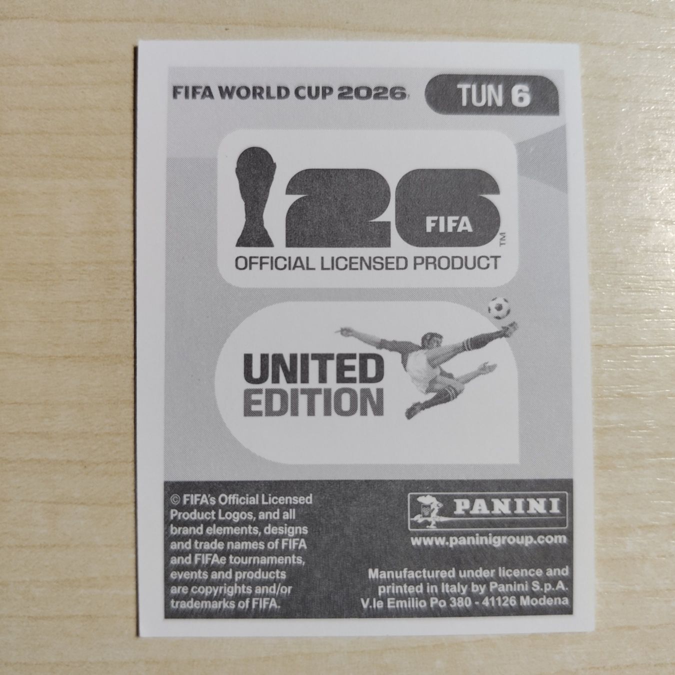 Panini Sammelbilder & Trading cards: Yassine MERIAH, TUN 6, Panini WM 2026 – Neu (gemäss Beschreibung) aus Dietlikon von itmo 1