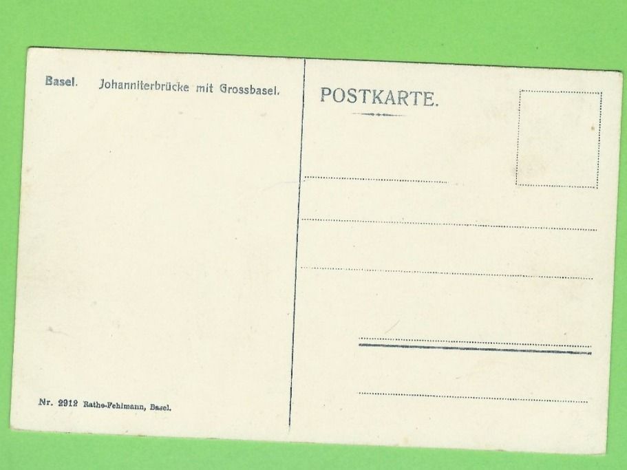 Cartes postales: Basel, Johanniterbrücke mit Grossbasel – D'occasion à Zürich par t24_de 1