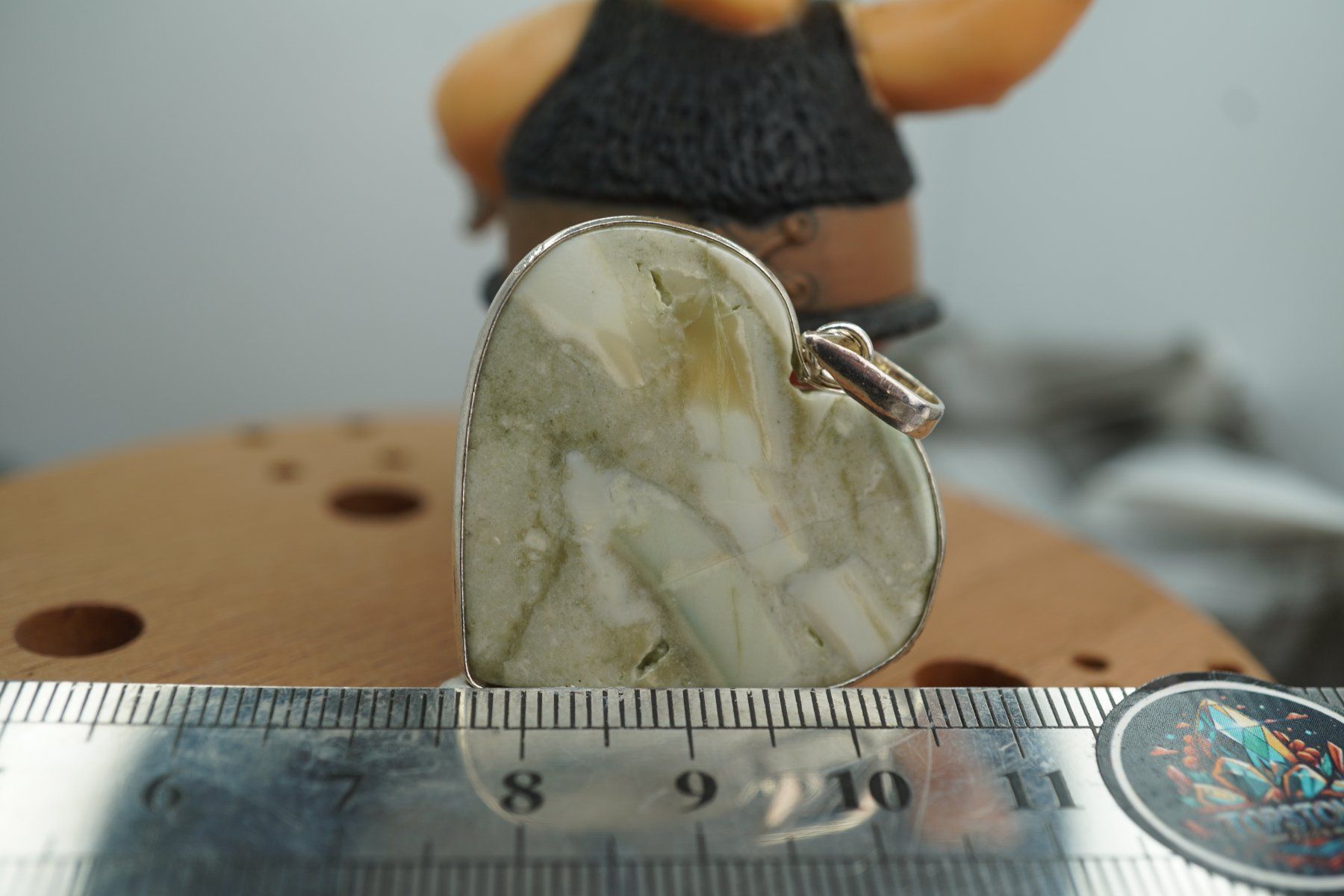 Minerali & Pietre curative: Samsonit Herz   925 Silber   Anhänger  "TOPSTONE" – Nuovo e nell'imballaggio originale da Eschenbach SG venduto da topstone 6