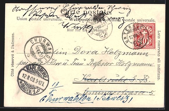 Cartes postales: Unter-Aegeri, Kurhaus Waldheim mit Umgeb – D'occasion à Berlin par bartko-reher 1