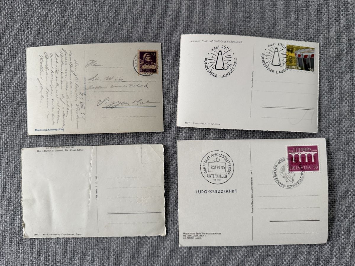 Cartes postales: Tolle alte Postkarten schwarz-weiss Baryt – D'occasion à Ennetbaden par mapa05 4