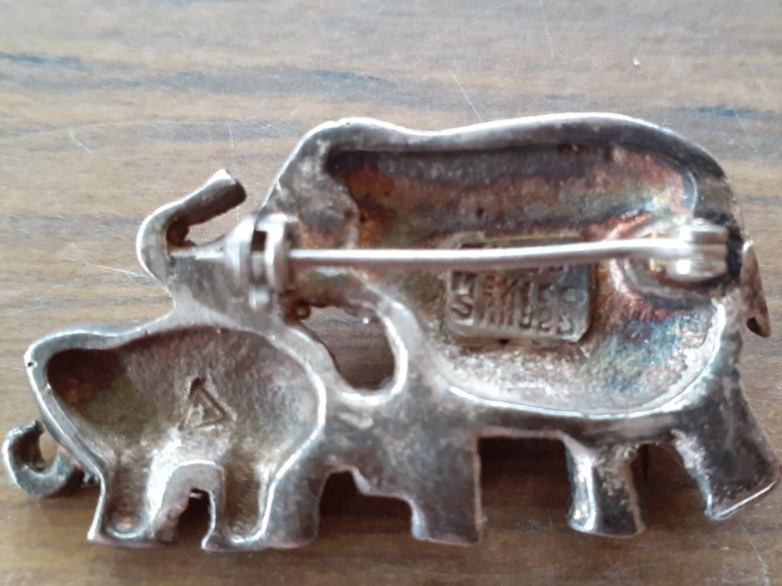 Spille & Fermagli: Brosche Elefanten Silber – Usato da Mörschwil venduto da wunderkiste44 6