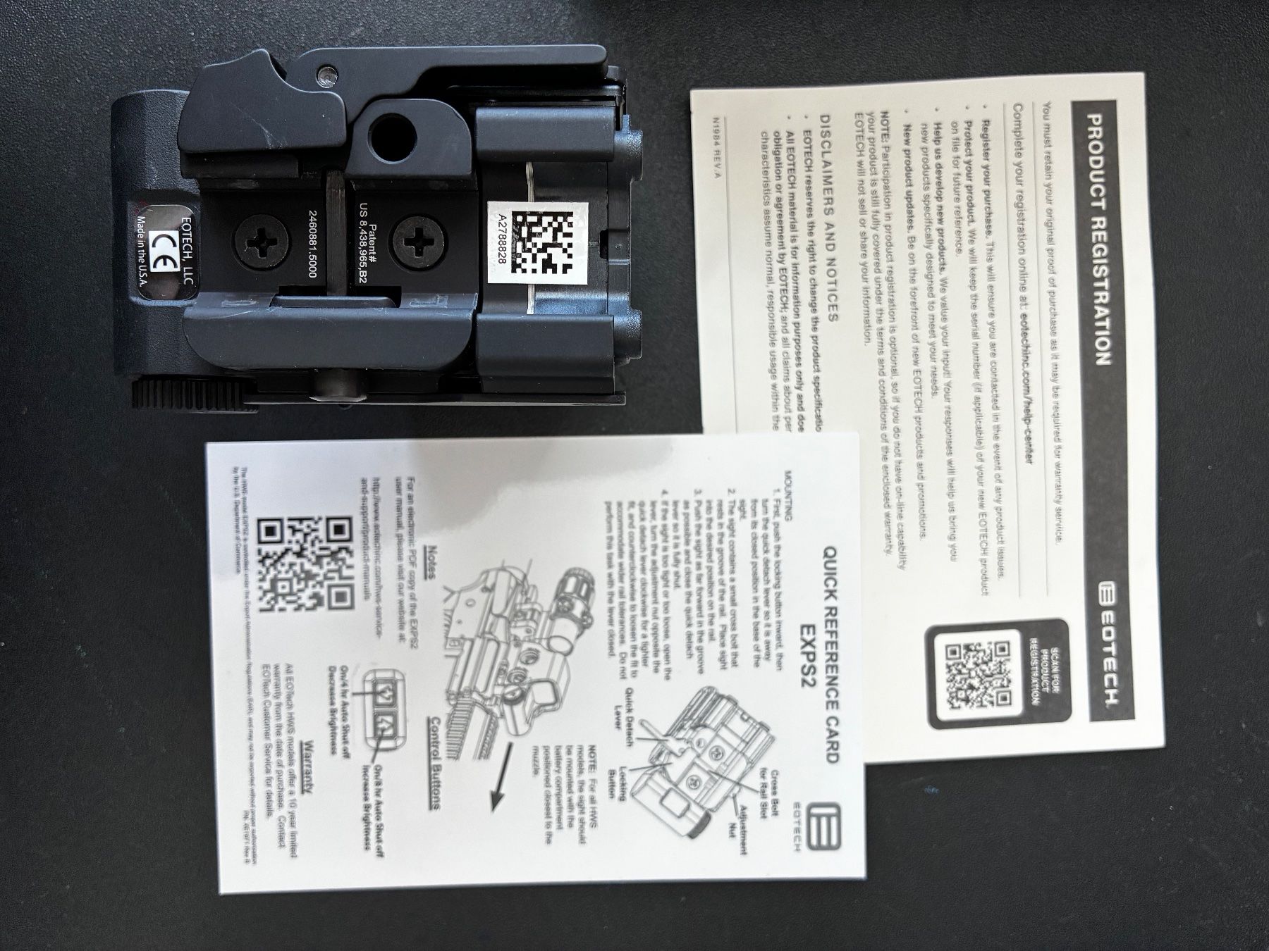 Binocoli: EOtech EXPS2-0 holosight reflex sight red dot airsoft visier – Nuovo e nell'imballaggio originale da Lentigny venduto da Schlomo1807 3