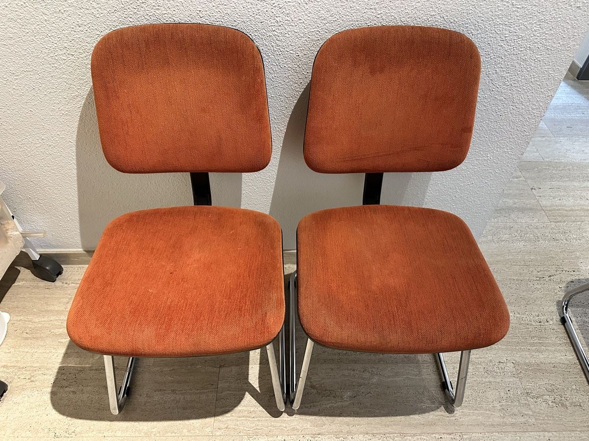 Stühle:    orange Stühle 4st.  – Gebraucht aus Küssnacht am Rigi von mis_skz5 1
