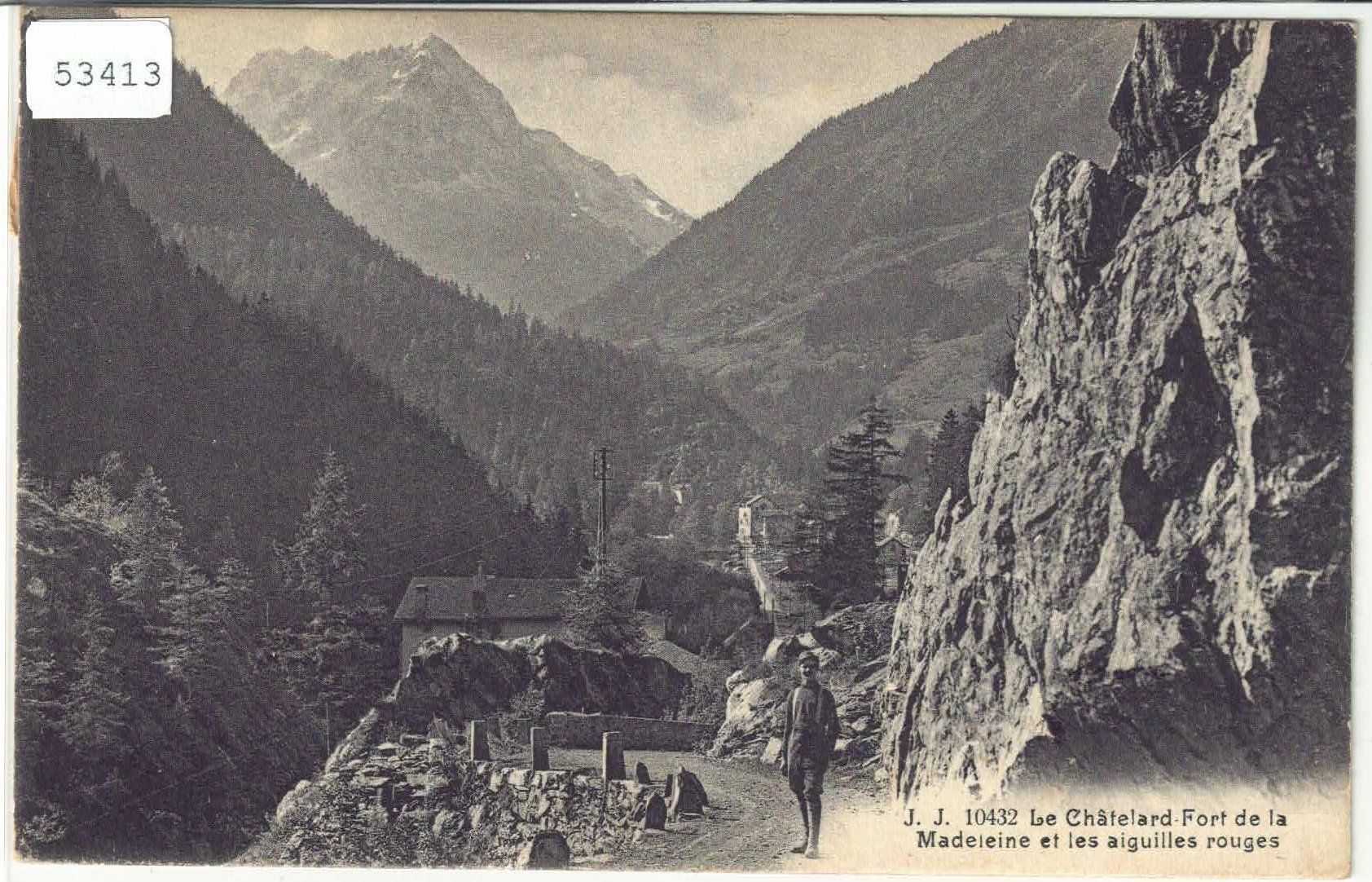 Cartoline postali: Le Chatelard - Fort de la Madeleine et les aiguilles rouges – Usato da Ettingen venduto da Kartenplanet