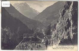 Le Chatelard - Fort de la Madeleine et les aiguilles rouges