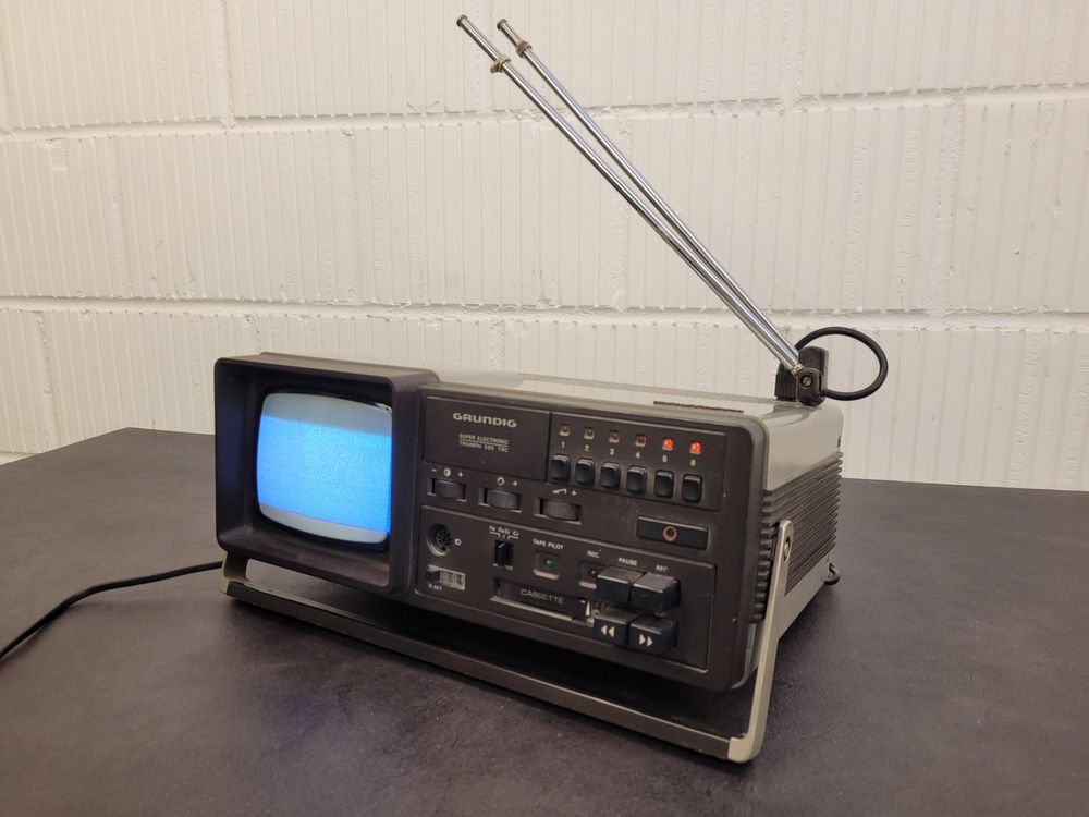 Grundig Triumph 580 TRC Portable TV Cassette Recorder 1980 J Kaufen