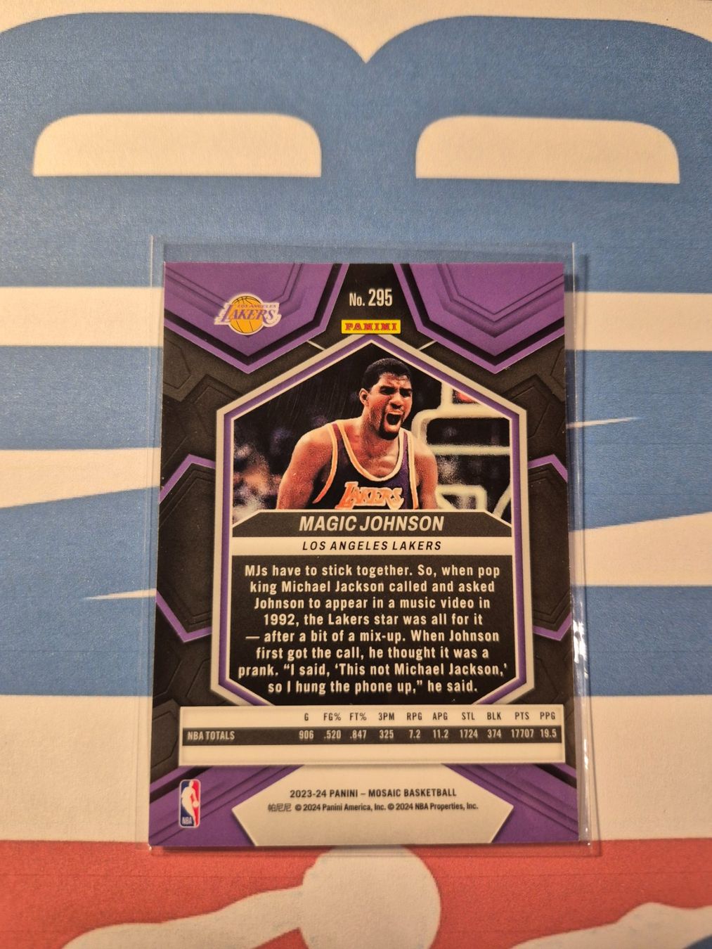 Panini Carte collezionabili: NBA Magic Johnson Los Angeles Lakers – Usato da Treiten venduto da Sauber73 1