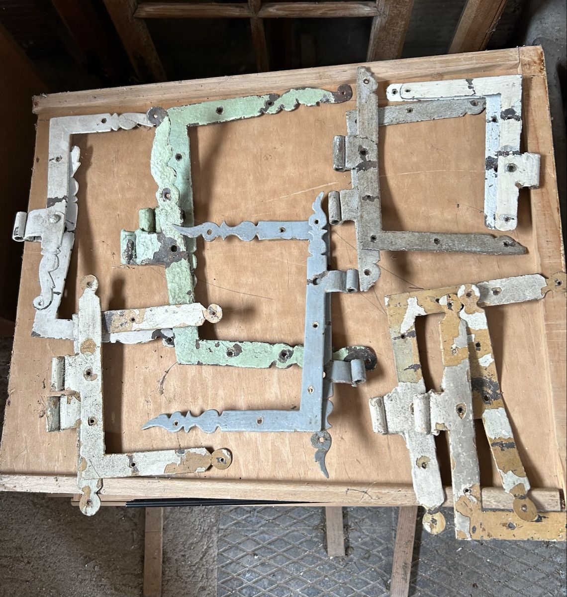 Ferramenta: Beschläge Set Eisen Antik  6 paar  – Usato da Gwatt (Thun) venduto da ate_6ng8 4