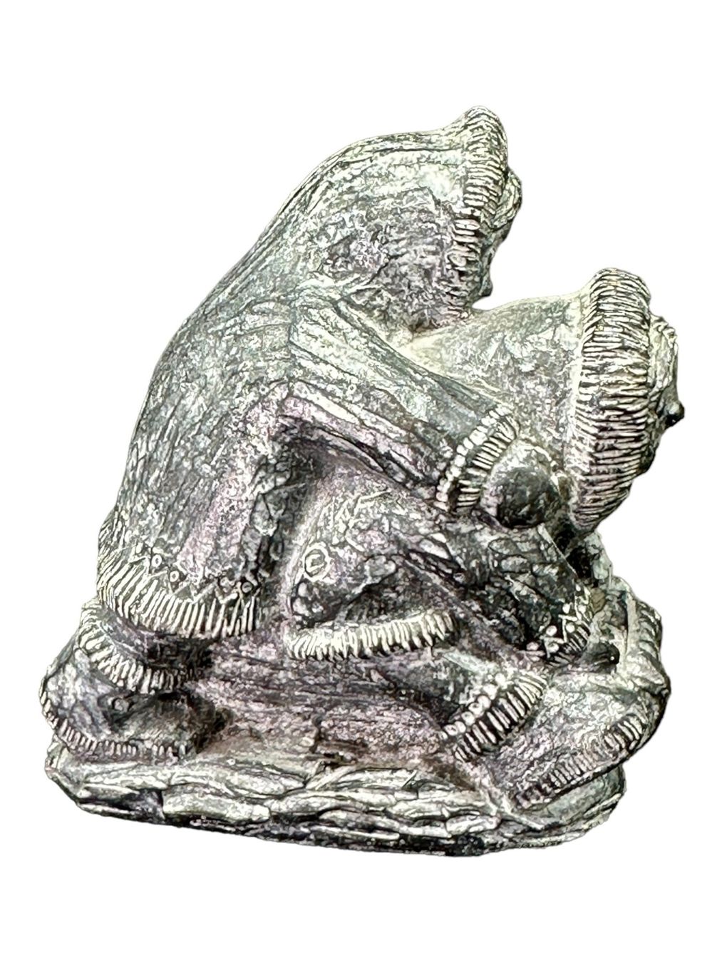 Sculture & Statue: WOLF sculpture inuite originale en stéatite. Canada – Usato da Morges venduto da magicle 7