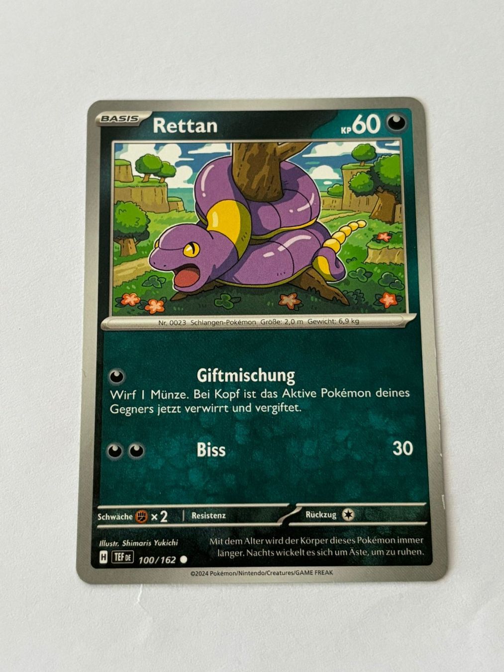 Pokémon Carte collezionabili: Pokemon-Karte Rettan 100/162 – Usato da Herisau venduto da Seyashop1