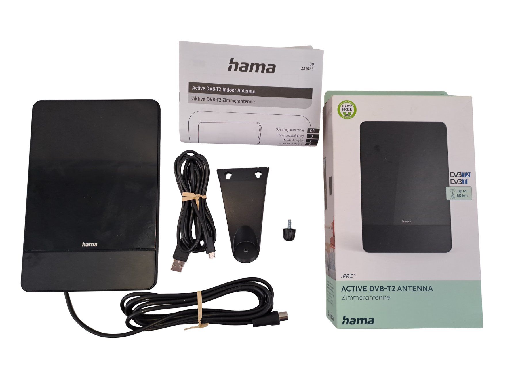 Technique de radiocom: Hama Pro Flachantenne  45 dB, DVB-T / -T2 – Neuf (Voir description) à Männedorf par Restwert_Maennedorf 5