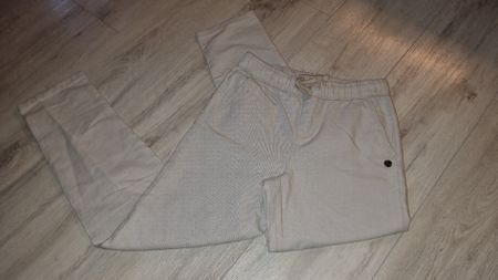 Beige Jungenhose Gr. 152 Herbst Stoffhose WE 1 mal getragen