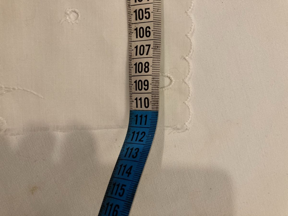 Vorhänge: Baumwoll Spitzen Vorhangstoff 1.10mx 32cm – Gebraucht aus Allschwil von Maline1 3