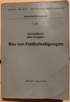 Reglement 51.92d Bau von Feldbefestigungen
