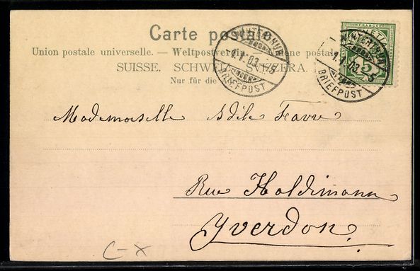 Cartoline postali: Relief-AK Winterthur, Stadthus mit Prim – Usato da Berlin venduto da bartko-reher 1
