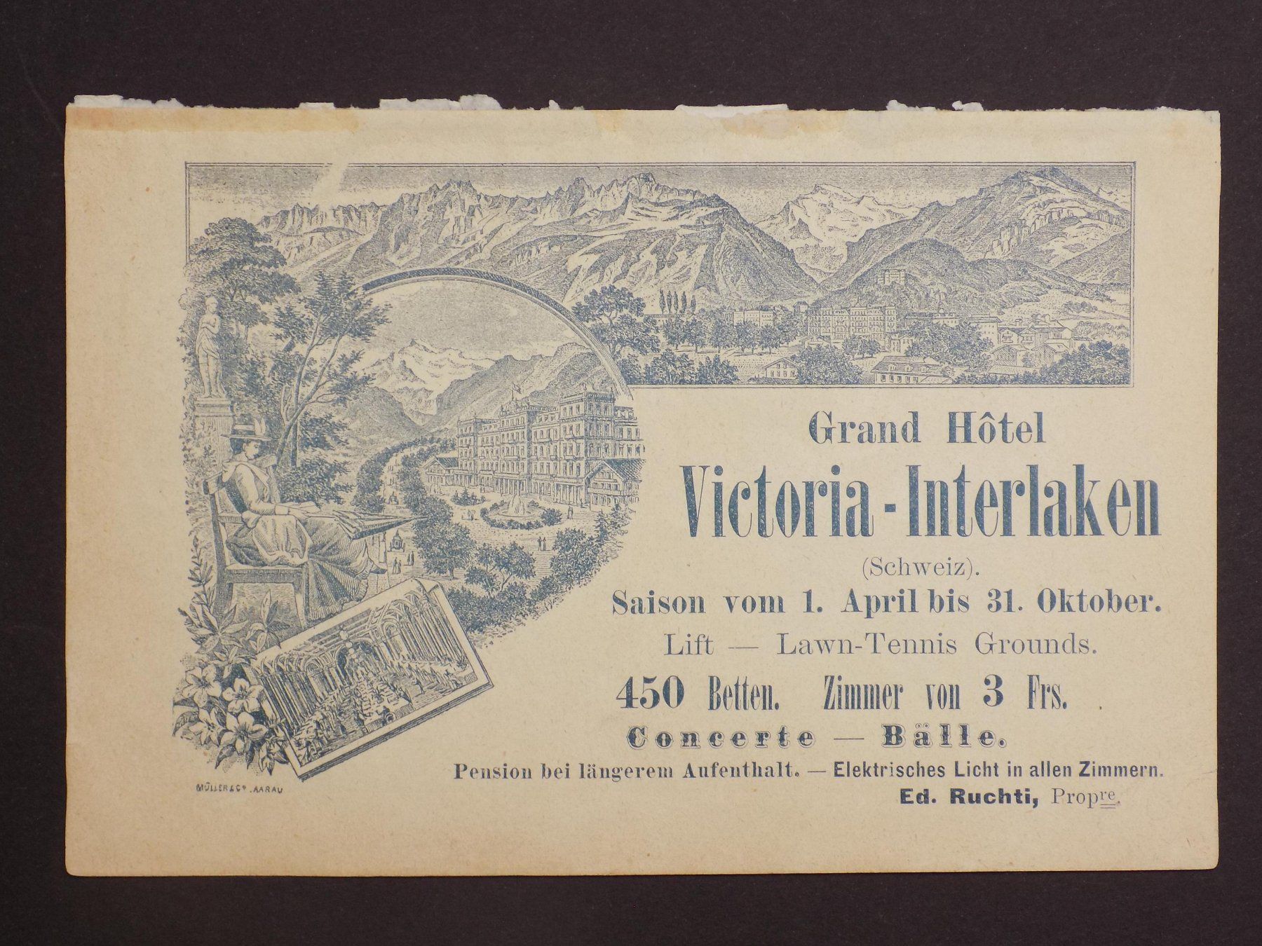 Incisioni: Hotel Victoria Interlaken – Usato da Risch venduto da Rischli15