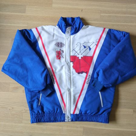 Veste championnat du monde de hockey Fribourg 1990