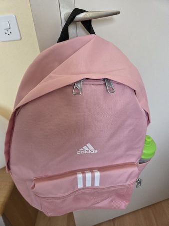 Rucksack Adidas rosa mit Fronttasche neu
