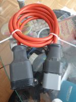 3 phasiges  pur Kabel 3m mit Stecker-Dose(mit Deckel) J15