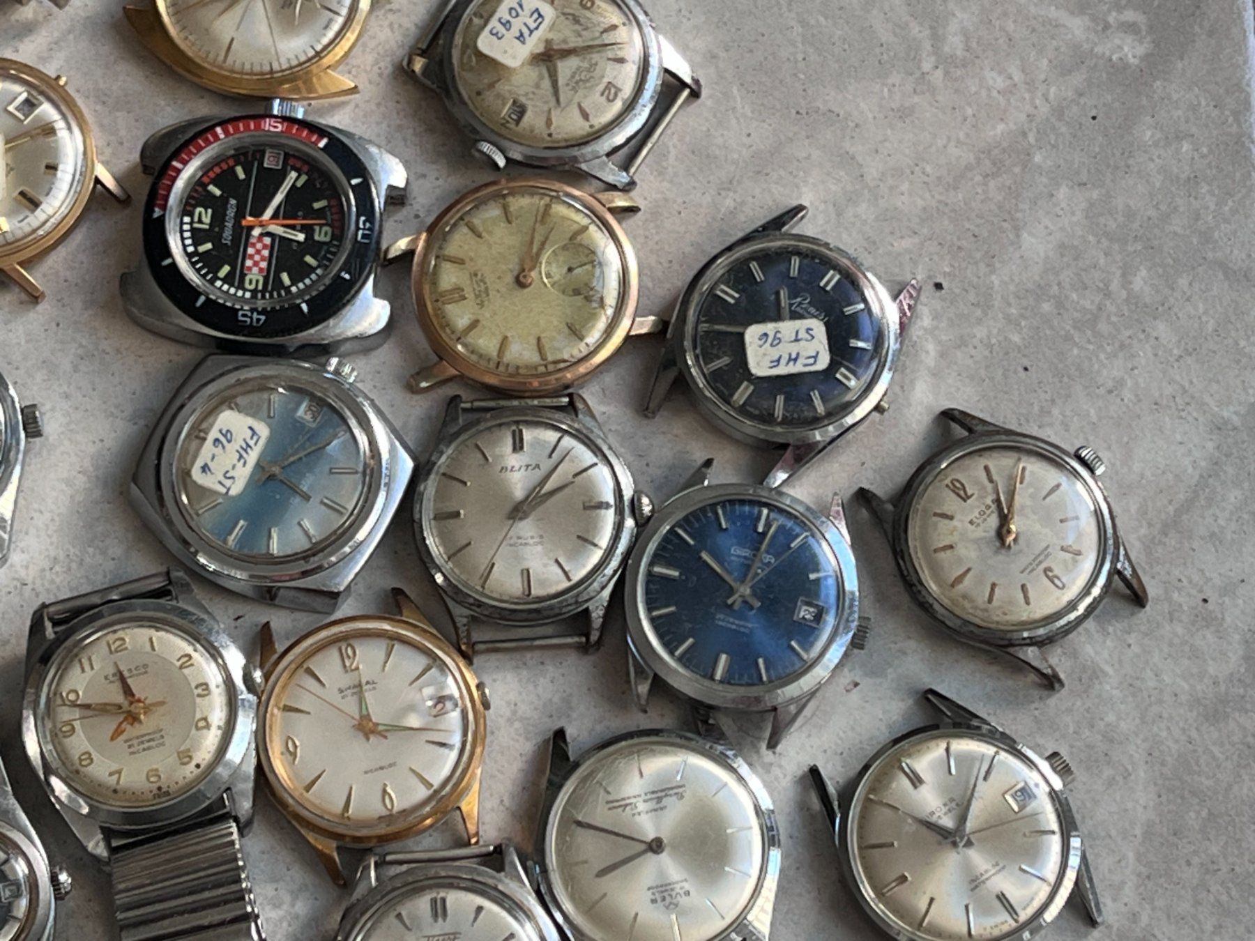 Uhren: Lot Armbanduhren Vintage – Defekt aus Worblaufen von chronyves 1