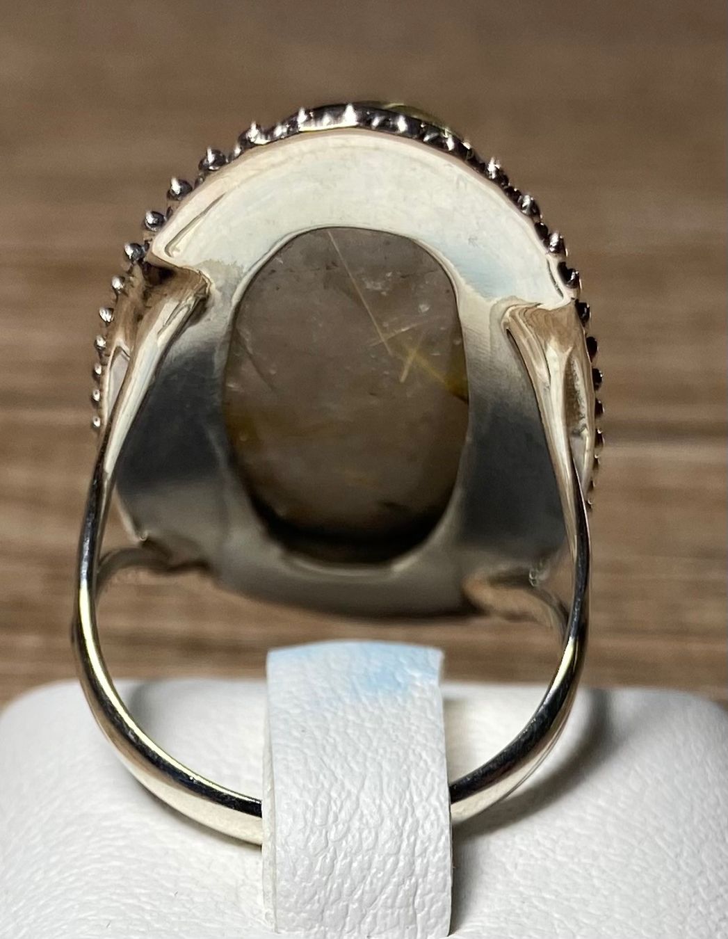 Anelli: Heilstein Silberring mit natürlichem Rutilquarz – Nuovo e nell'imballaggio originale da Laax GR venduto da krippenfiguren-laax 4
