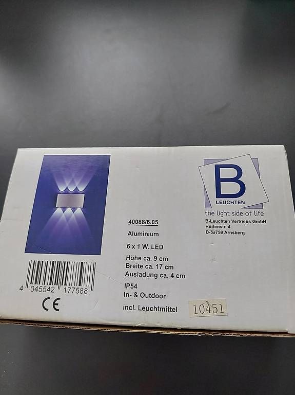 Lampade: Aussenwandleuchte STREAM 6x1W LED – Nuovo e nell'imballaggio originale da Oberkulm venduto da Rrene65 4