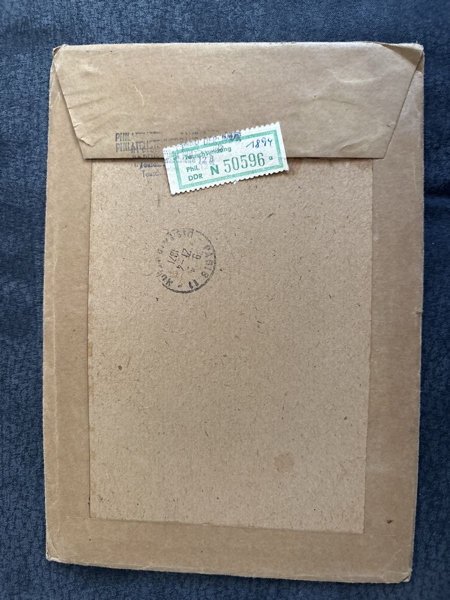 Tutti i francobolli: Lettre recommandée DDR 1984 Paris - Collection Timbre Rare  – Usato da Carouge GE venduto da irma016 1