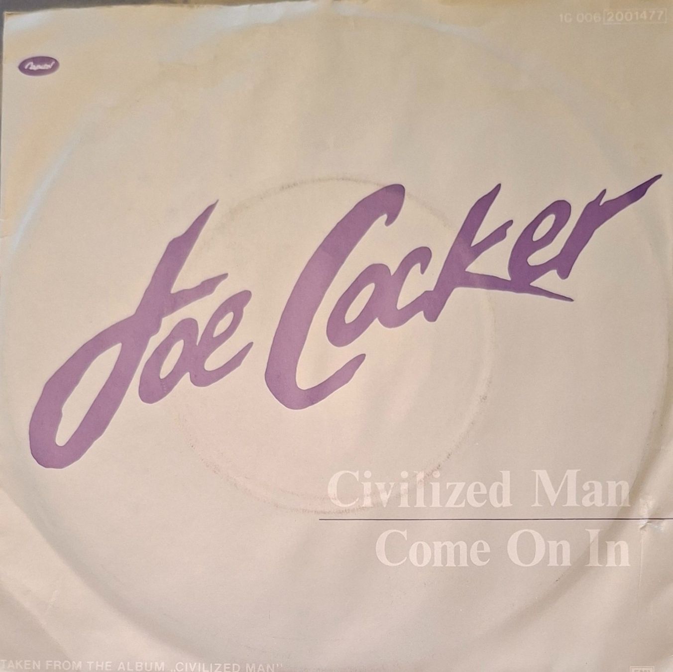 Dischi in vinile: Vinyl-Single Joe Cocker - Civilized Man – Usato da Langenthal venduto da Modo39