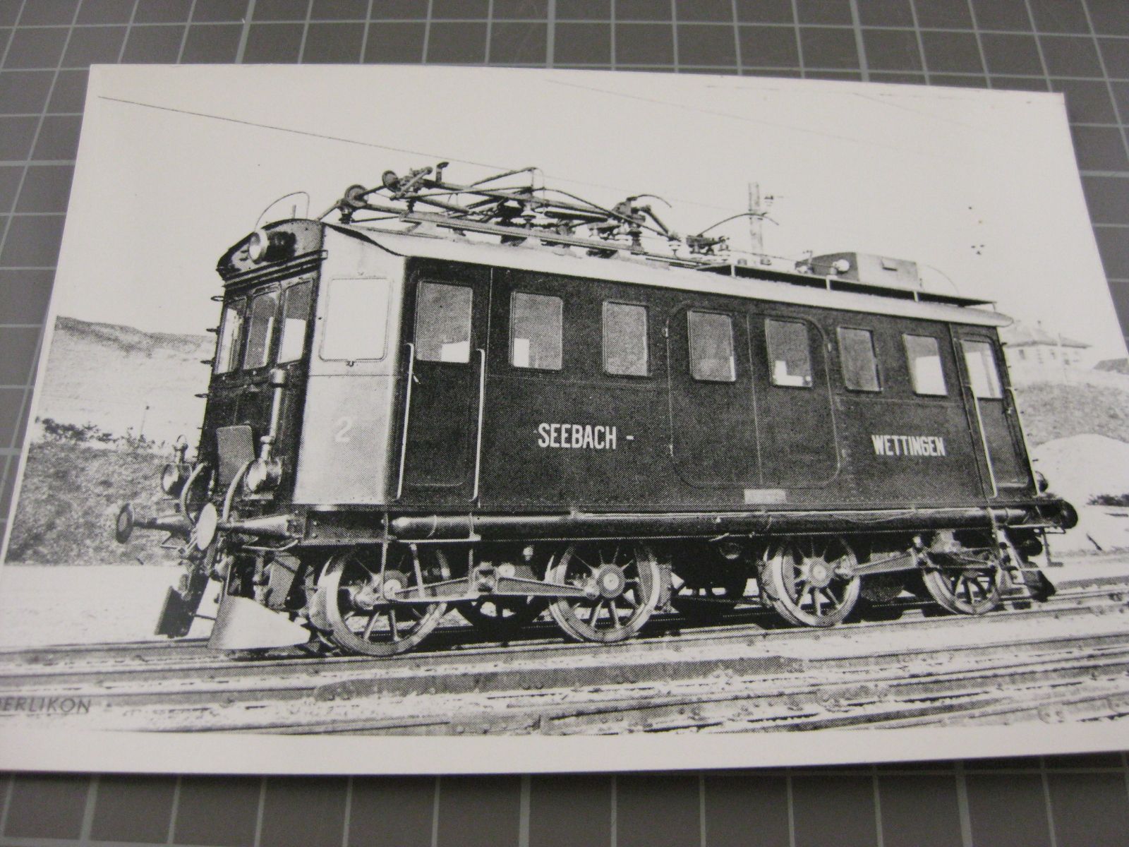 Cartoline postali: SBB Versuchsbetrieb Seebach Wettingen – Usato da Malters venduto da Marosko