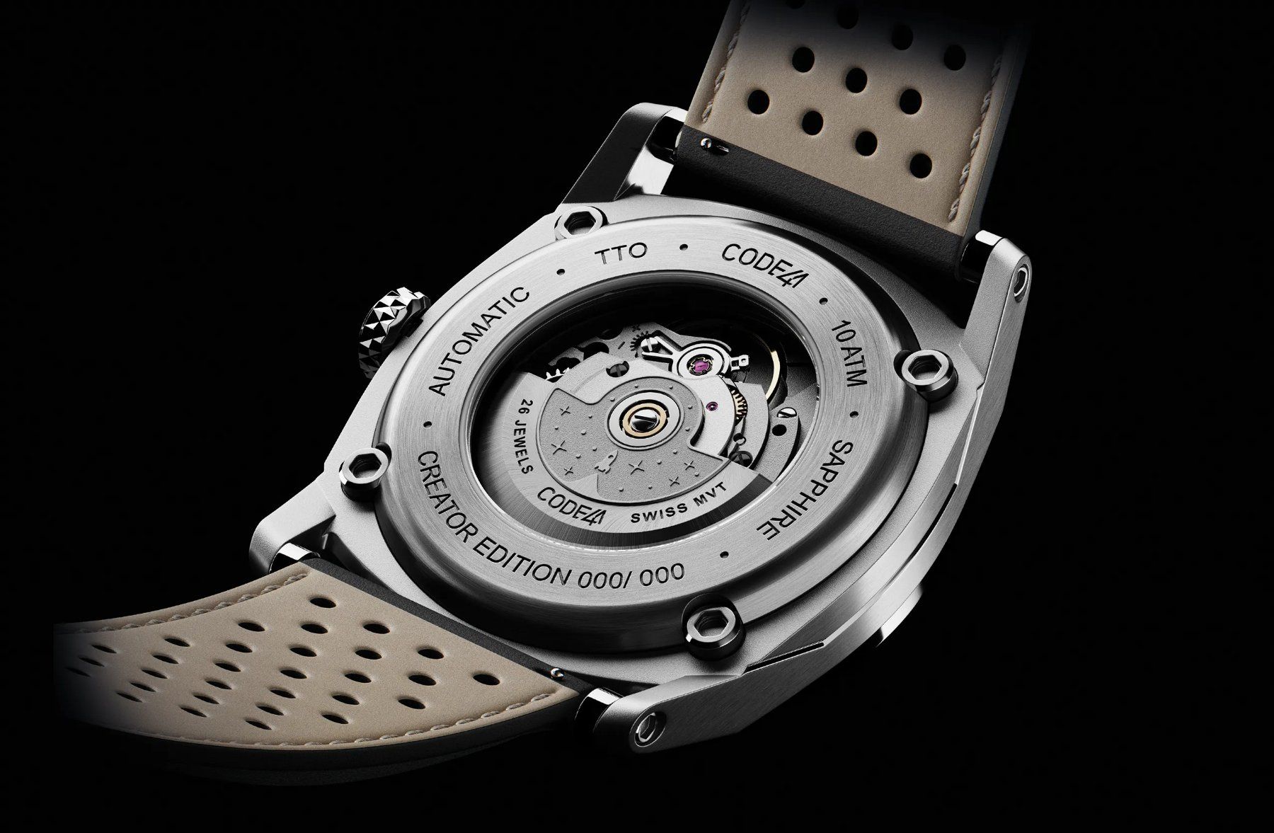 Orologi: CODE41 Moon INCEPTION, Sandfarben & Blau, NEU und unbenutzt – Nuovo e nell'imballaggio originale da Nuglar venduto da Tc15 4