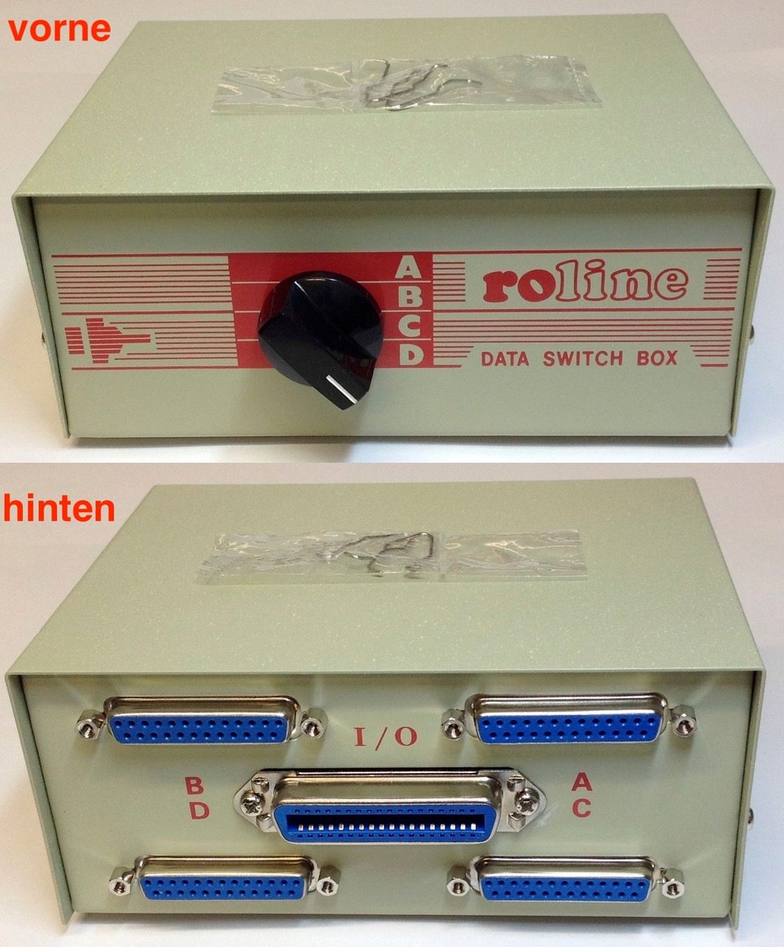 Cavi: roline Drucker-Switch parallel Centronics36-zu-4xDB25 BU/4xB – Nuovo e nell'imballaggio originale da Reinach AG venduto da RiesenServicesGmbH