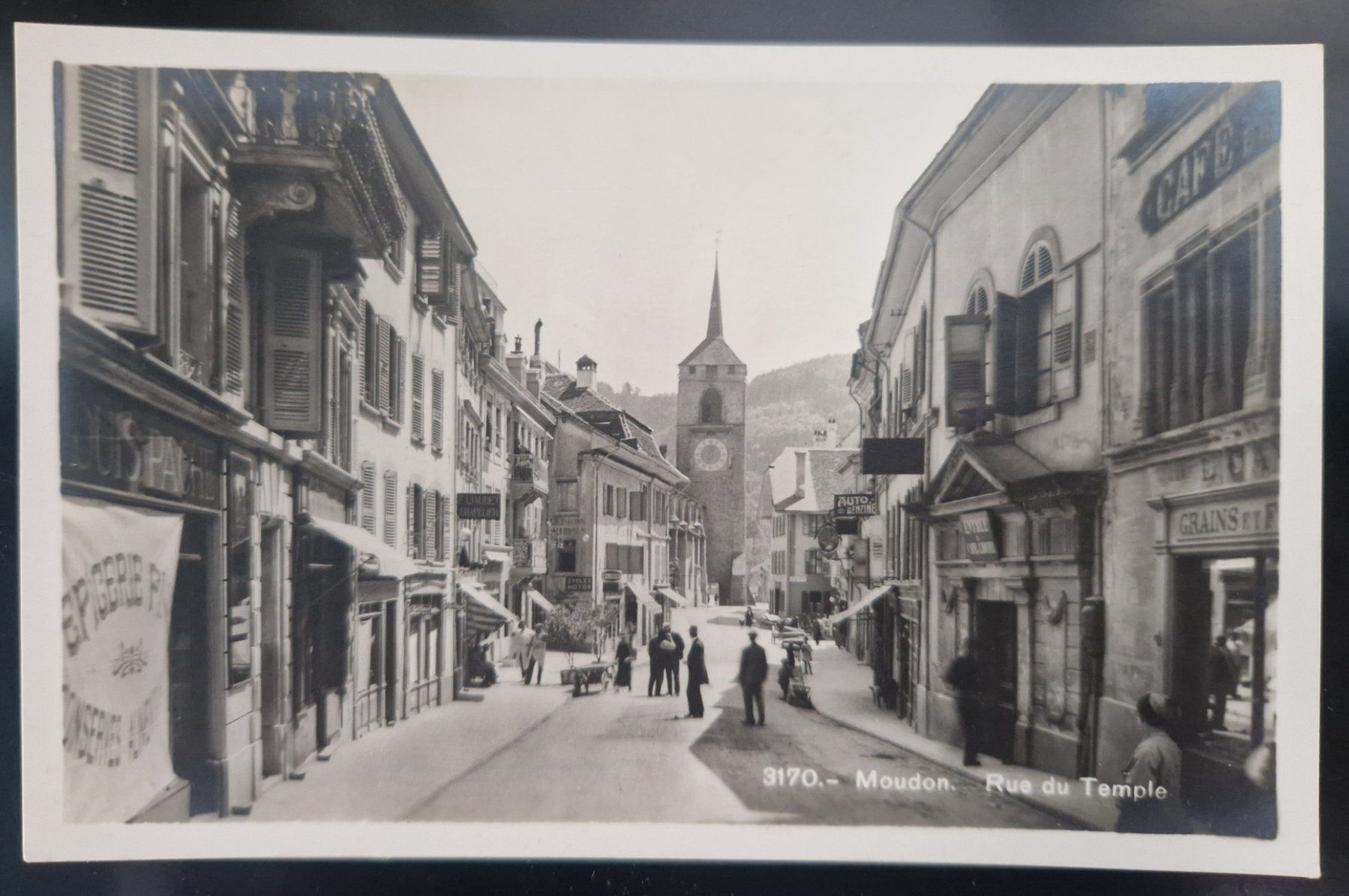 Cartoline postali: Moudon Rue du Temple, Top – Nuovo (secondo la descrizione) da Melchnau venduto da Arthurius