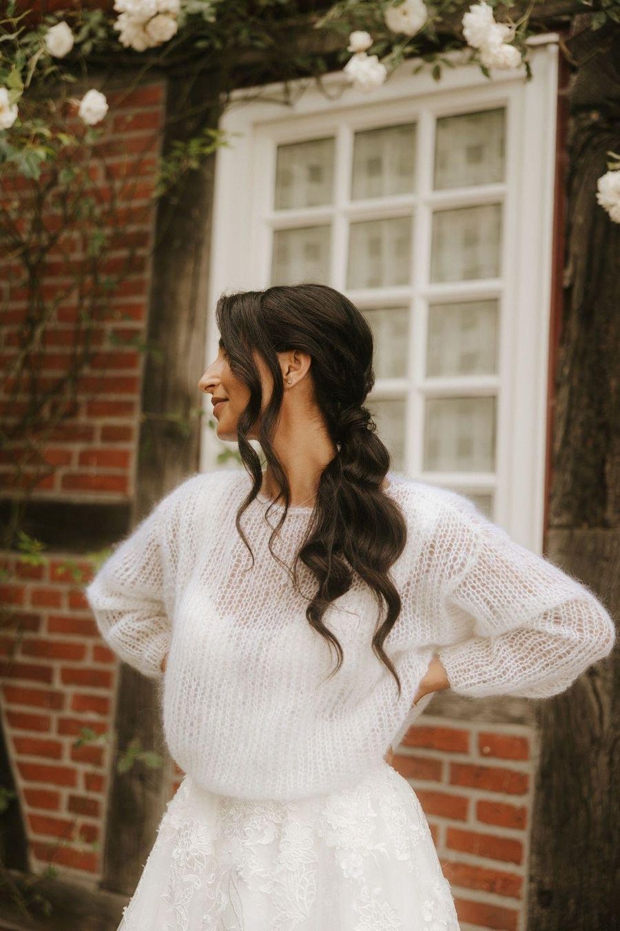Maglioni & Felpe: Pullover Mohair Seide weiß Braut Pulli weich leicht warm neu – Nuovo (secondo la descrizione) da Lilienthal venduto da marie-bubble