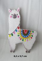 LAMA - Aufnäher - Aufbügler - Stickerei - 8,3x5,7cm