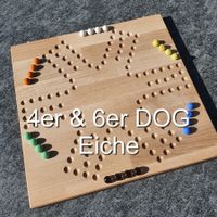 DOG Brettspiel (4er&6er, Eiche)