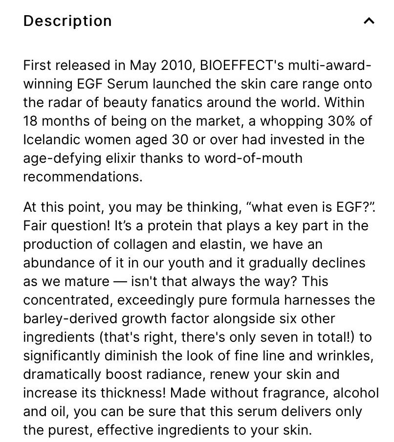 Gesichtspflege: BIOEFFECT EGF SERUM 5ML. Ladenpreis CHF64.68. Neu – Neu und originalverpackt aus Zürich von deruja 6