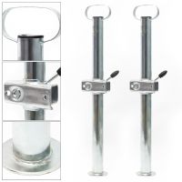 2x Stützen für Anhänger 700 mm x ø 48 mm