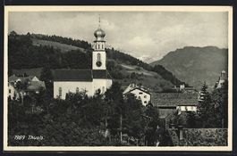 AK Thusis, Kirche mit Umgebung