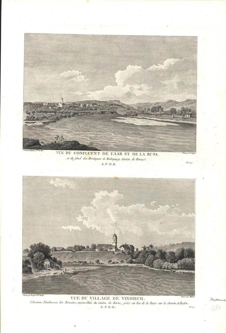 Incisioni: Windisch Originalkupferstich 1780 – Usato da Rafz venduto da Helvet32