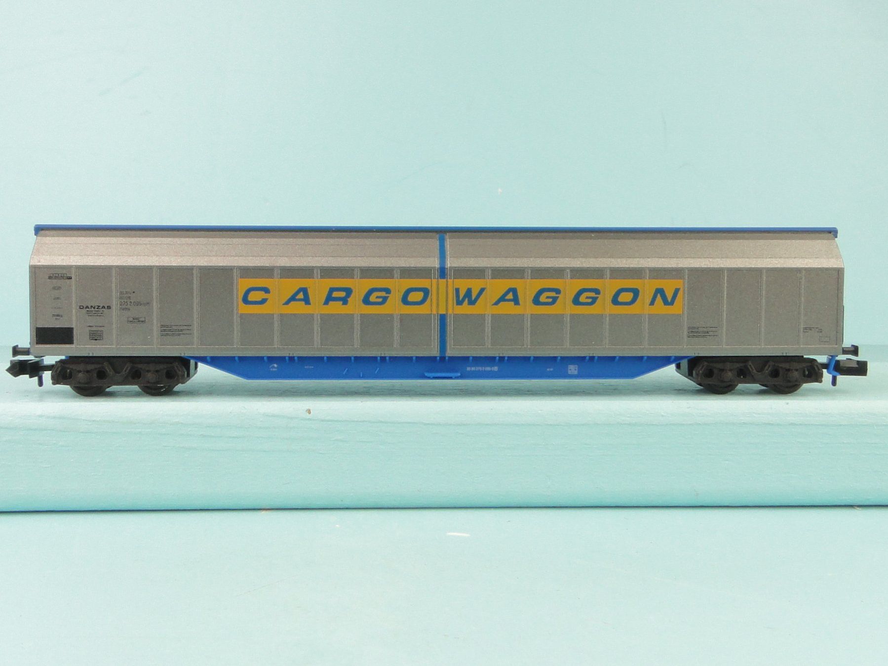 Arnold Modellini di ferrovie: Arnold Spur N DB Danzas Cargo Waggon – Usato da Bülach venduto da Albitrain 1