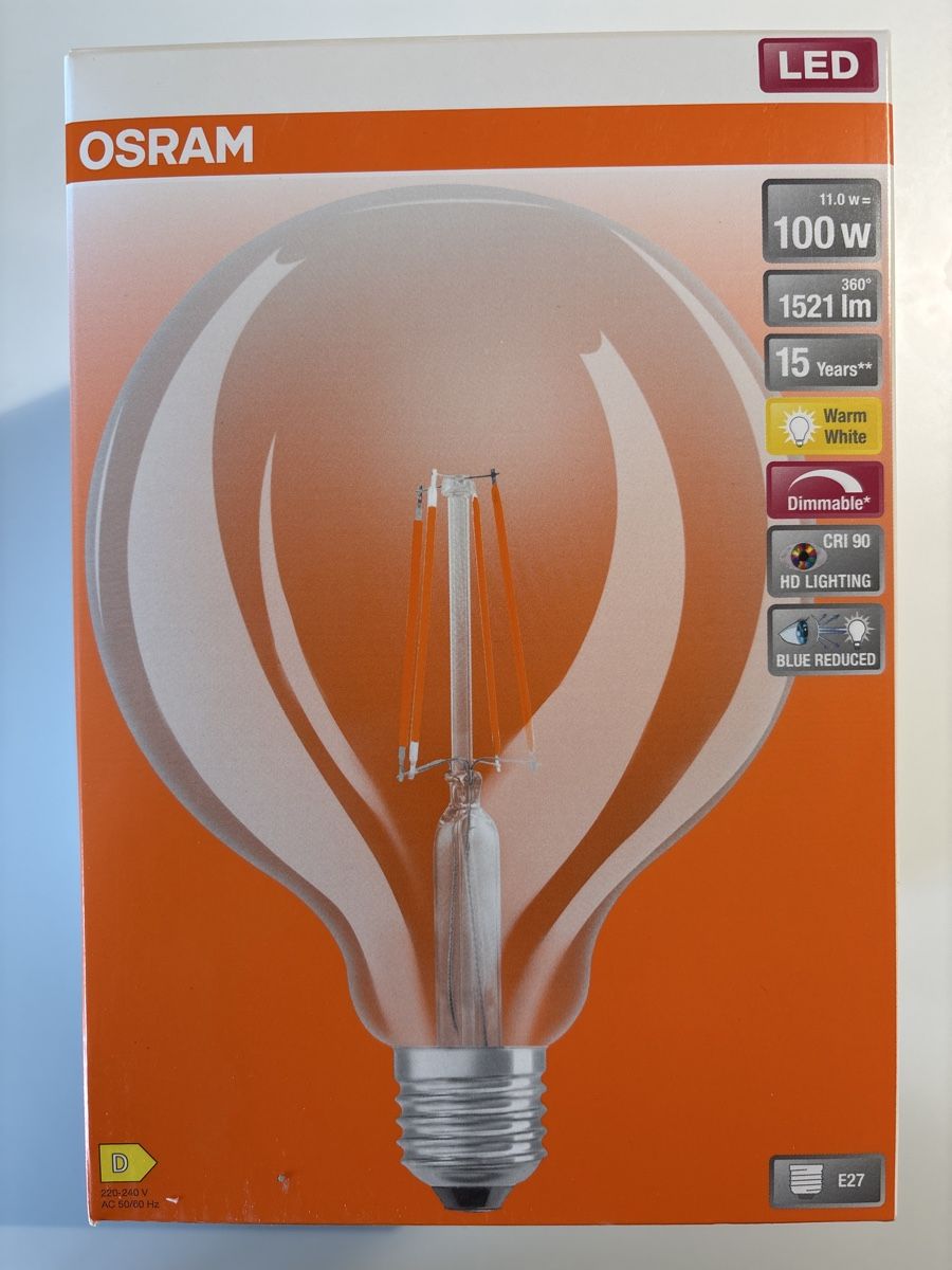 Globe Lampade: LED Globe 125mm klar 11W E27 – Nuovo e nell'imballaggio originale da Kirchleerau venduto da koerbel 1
