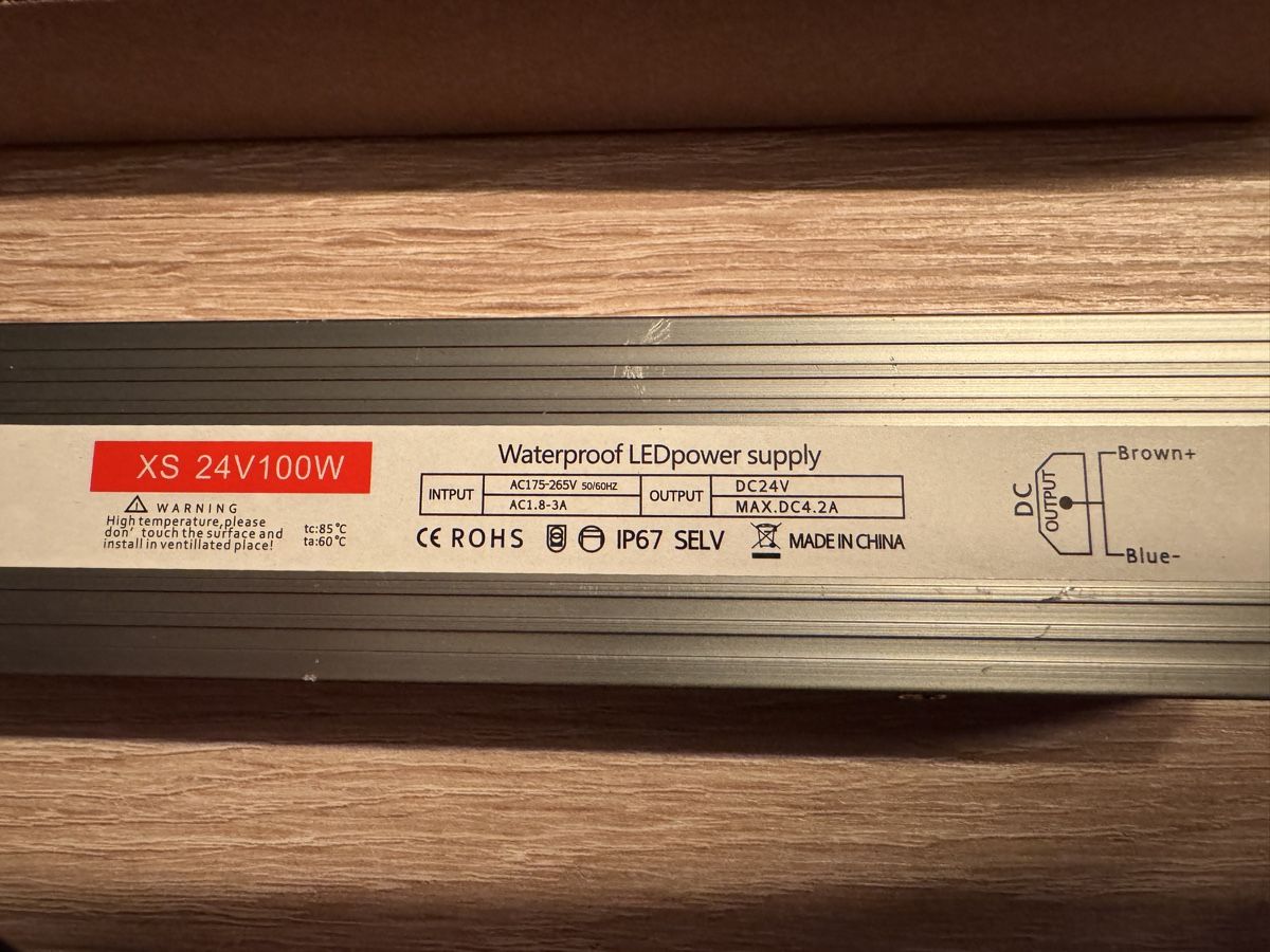 Alimentazione elettrica: 24V 100W Netzteil / IP65 Wasserdicht – Nuovo e nell'imballaggio originale da Oberuzwil venduto da MusicMinimax 2