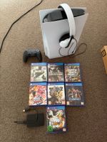 PS5 Disc Set: Konsole, Inzone H3, 1TB Seagate & 7 Top-Games