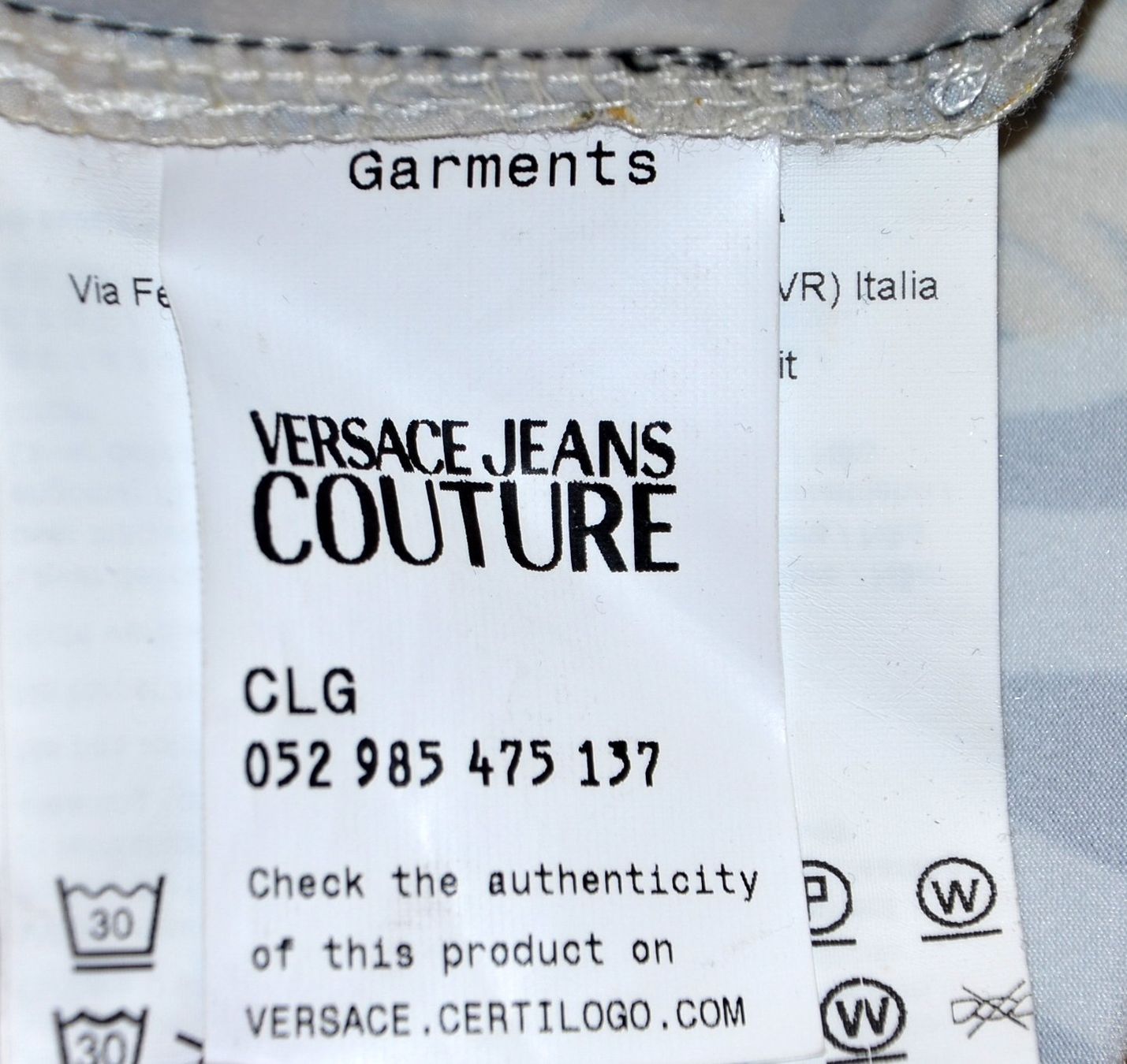 Versace Camicette: Versace Jeans Couture elastische bluse / blouse élastique .S – Usato da Collonges venduto da arashee 5