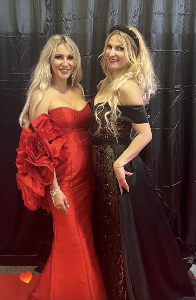 Vestiti: Luxuriös Wunderschöne Damen Robe Abendkleid M – Nuovo (secondo la descrizione) da Amriswil venduto da JaJa-Express 3