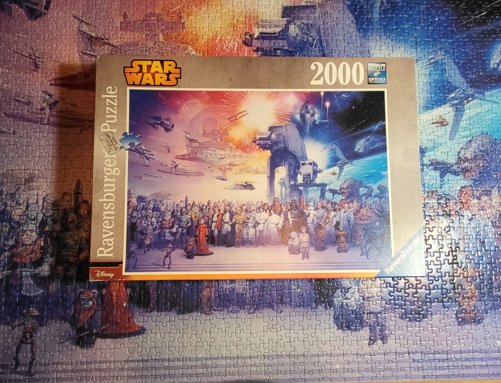 Ravensburger Puzzle: Puzzle Star Wars  2000 pièces – Usato da Montet (Glâne) venduto da KOADA
