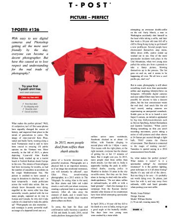 T-post.com Special T-Shirts mit Background - Grösse M