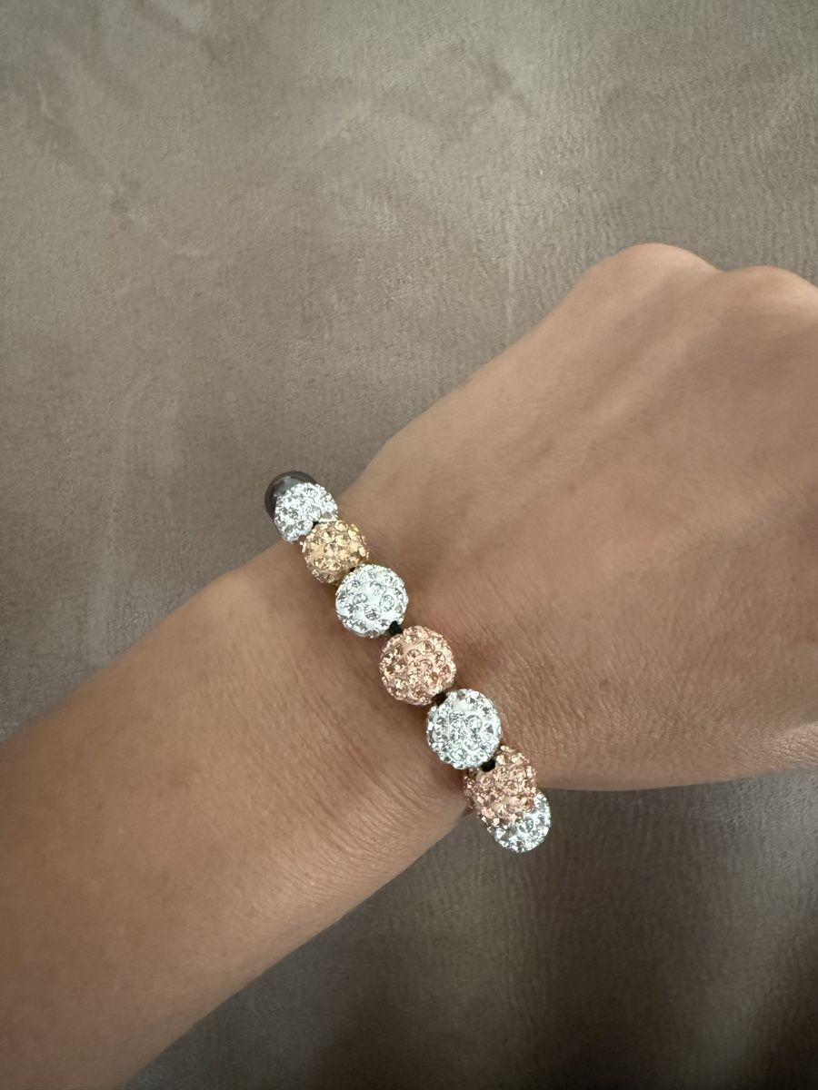 Armbänder & -reifen: Glitzer Armband mit Kugeln - Herbst Accessoire – Gebraucht aus Richterswil von KAYLEIGH_77 1